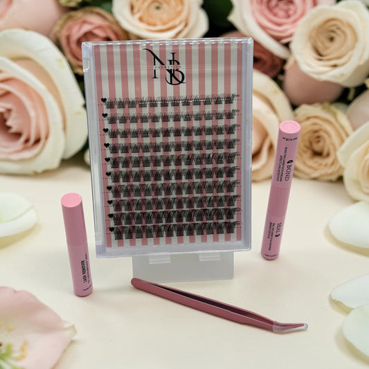 KIT Cluster Naturel complet faux cils