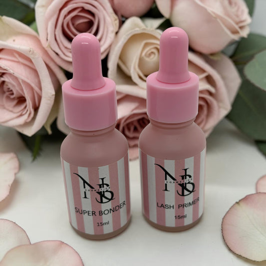 Duo de choc (primer + bonder) pour extension de cils